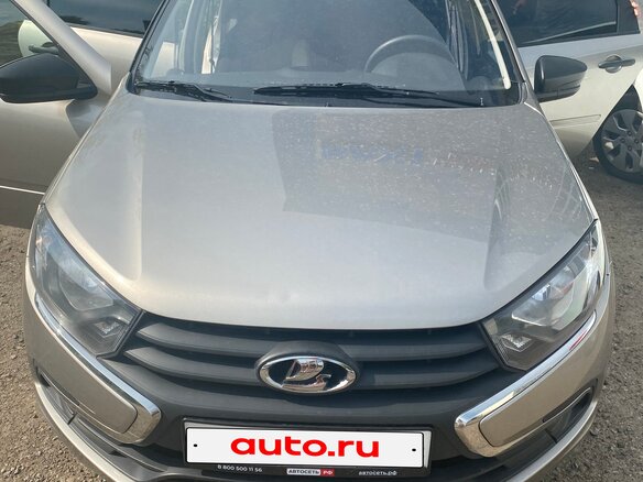 2019 Lada (ВАЗ) Granta I Рестайлинг, серебристый, 400000 рублей