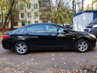 2011 Hyundai Sonata VI (YF), чёрный, 980000 рублей, вид 2