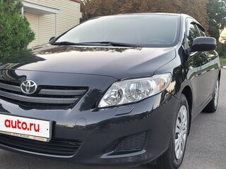 2008 Toyota Corolla X (E140, E150), чёрный, 1050000 рублей, вид 2