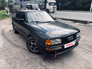 1989 Audi 80 IV (B3), чёрный, 160000 рублей, вид 3