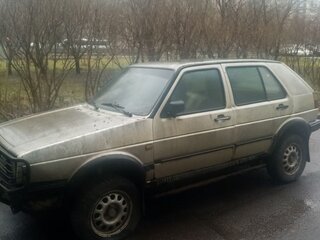 1990 Volkswagen Golf Country II, бежевый, 145000 рублей, вид 3