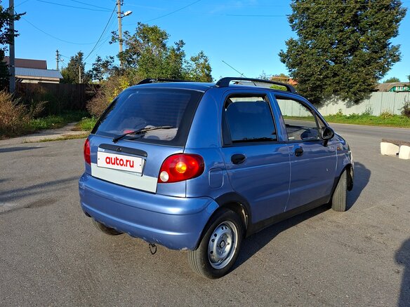2008 Daewoo Matiz I Рестайлинг, синий, 160000 рублей - вид 4