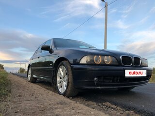 2003 BMW 5 серии 525i IV (E39) Рестайлинг, синий, 580000 рублей, вид 5