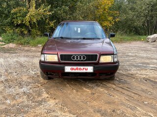 1991 Audi 80 V (B4), красный, 75000 рублей, вид 2