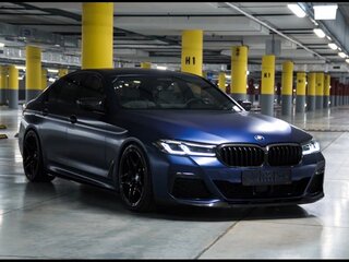 2021 BMW 5 серии 530d xDrive VII (G30/G31/G38) Рестайлинг, синий, 6000000 рублей, вид 3