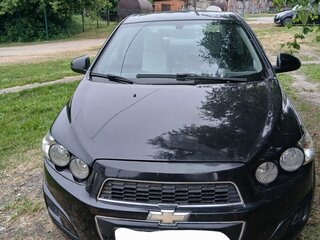 2014 Chevrolet Aveo II, чёрный, 730000 рублей, вид 1