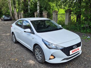 2021 Hyundai Solaris II Рестайлинг, белый, 1750000 рублей, вид 5
