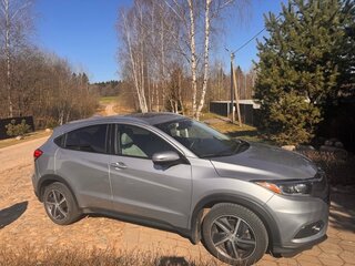 2021 Honda HR-V II Рестайлинг, серый, 1900000 рублей, вид 4