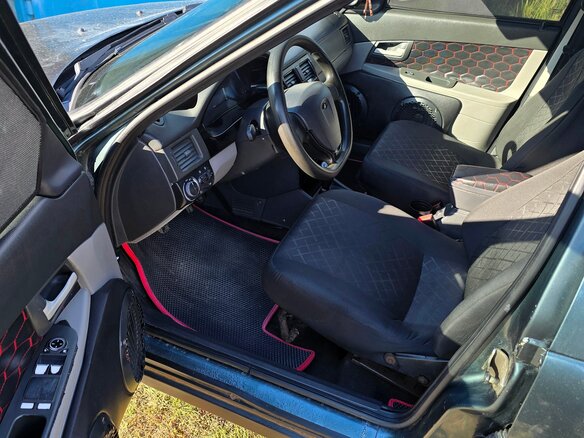 2009 Lada (ВАЗ) Priora I, серый, 250000 рублей - вид 13