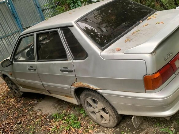 2007 Lada (ВАЗ) 2115, серебристый - вид 2
