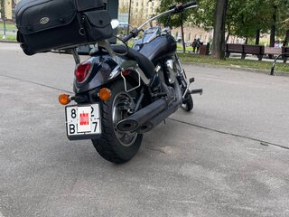 2012 Kawasaki VN900 Vulcan, фиолетовый, 490000 рублей, вид 4