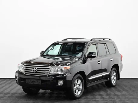 2012 Toyota Land Cruiser 200 Series Рестайлинг 1, чёрный, 3499000 рублей, вид 3