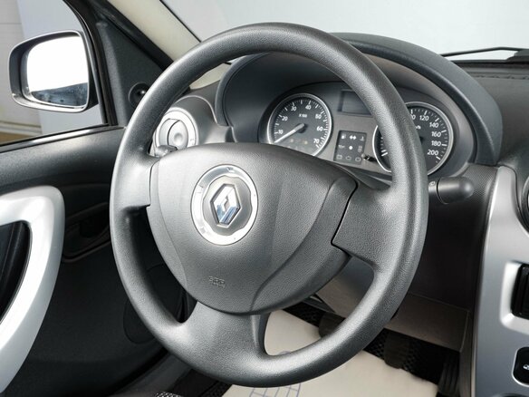 2013 Renault Logan I Рестайлинг, синий, 599000 рублей - вид 10