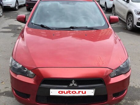 2008 Mitsubishi Lancer X, красный, 580000 рублей, вид 1