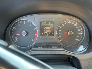 2017 Volkswagen Polo V Рестайлинг, синий, 734000 рублей, вид 4