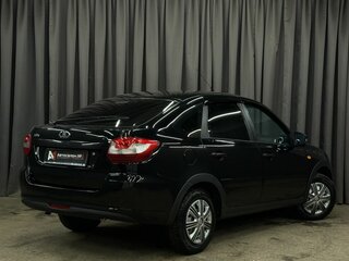 2014 Lada (ВАЗ) Granta I, чёрный, 369900 рублей, вид 4