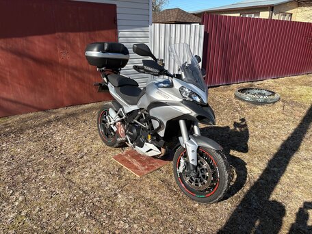 2013 Ducati Multistrada 1200, серебристый, 700000 рублей, вид 4