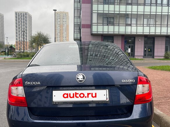 2015 Skoda Rapid I, синий, 900000 рублей - вид 5