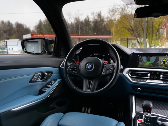 2022 BMW M3 Competition Package VI (G80), жёлтый, 9300000 рублей - вид 14