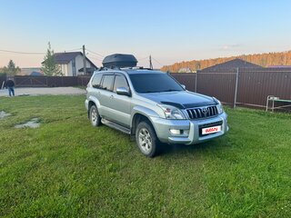 2007 Toyota Land Cruiser Prado 120 Series Рестайлинг, серебристый, 1900000 рублей, вид 3
