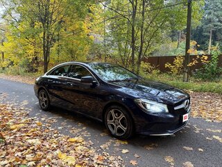 2018 Mercedes-Benz CLA 200 I (C117, X117) Рестайлинг, синий, 1650000 рублей, вид 4
