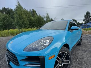 2020 Porsche Macan I Рестайлинг, синий, 6990000 рублей, вид 3