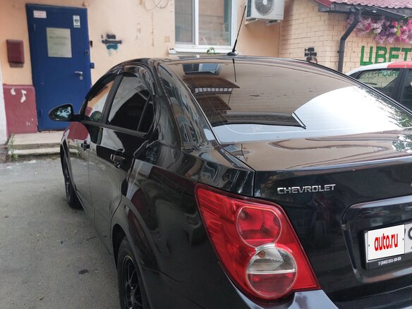 2012 Chevrolet Aveo II, чёрный, 540000 рублей - вид 4