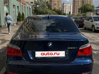 2008 BMW 5 серии 520i V (E60/E61) Рестайлинг, синий, 1100000 рублей, вид 4