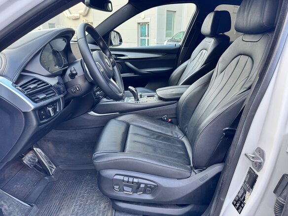 2018 BMW X6 40d II (F16), белый, 3500000 рублей - вид 13
