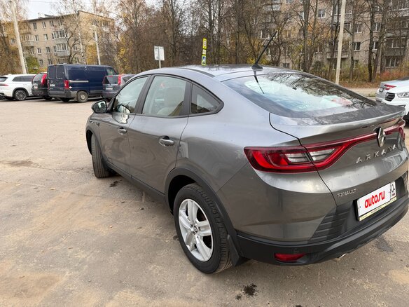 2019 Renault Arkana I, серый, 1600000 рублей - вид 4