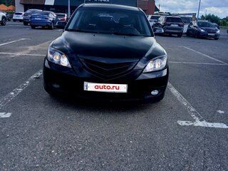 2008 Mazda 3 I (BK) Рестайлинг, чёрный, 450000 рублей, вид 3