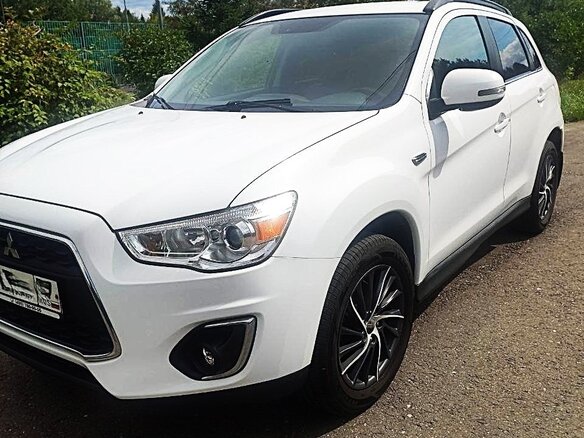 2012 Mitsubishi ASX I Рестайлинг, белый - вид 1