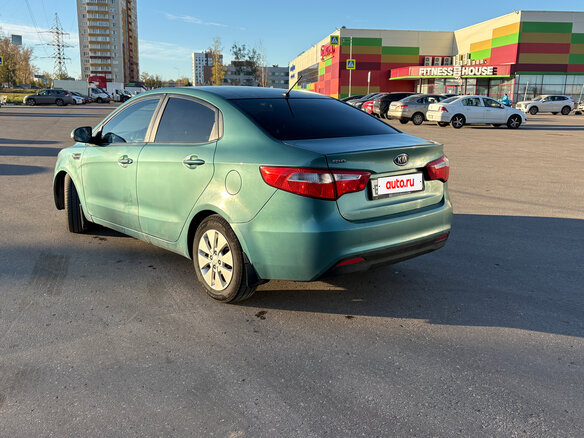 2012 Kia Rio 4-speed III, зелёный, 850000 рублей - вид 6