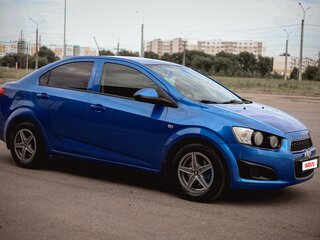 2012 Chevrolet Aveo II, синий, 750000 рублей, вид 1