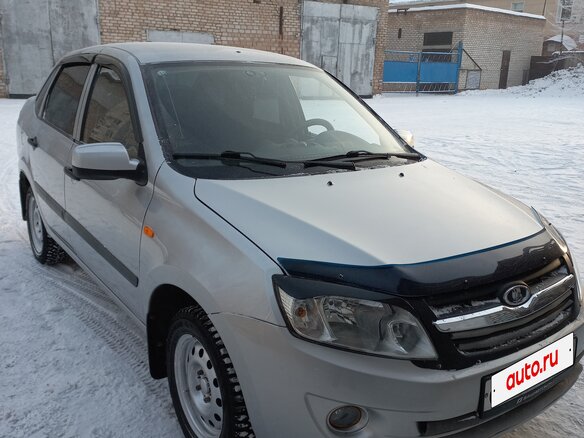 2012 Lada (ВАЗ) Granta I, серебристый, 450000 рублей - вид 3
