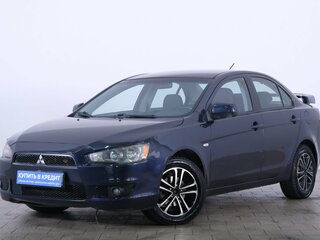 2008 Mitsubishi Lancer X, синий, 859000 рублей, вид 3