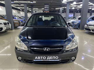 2008 Hyundai Getz I Рестайлинг, чёрный, 590000 рублей, вид 2