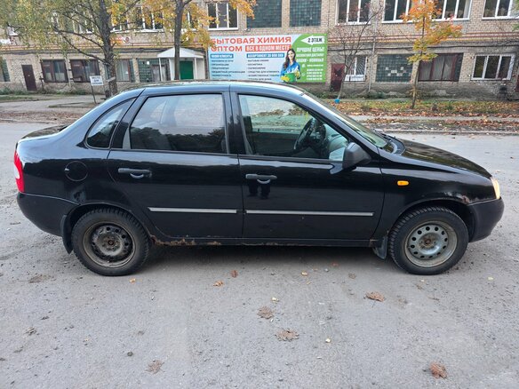 2011 Lada (ВАЗ) Kalina I, чёрный, 145000 рублей - вид 2