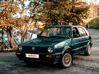 1991 Volkswagen Golf KAT II, зелёный, 120000 рублей, вид 1
