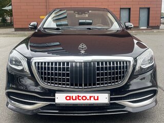 2015 Mercedes-Benz Maybach S-Класс 500 I (X222), чёрный, 2630000 рублей, вид 1