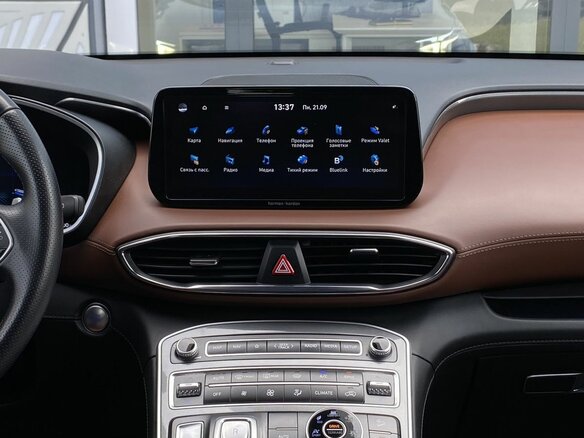 2021 Hyundai Santa Fe IV Рестайлинг, синий, 3799000 рублей - вид 13