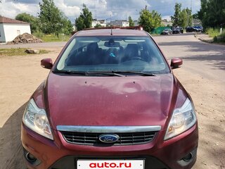 2008 Ford Focus II Рестайлинг, пурпурный, 633333 рублей, вид 2