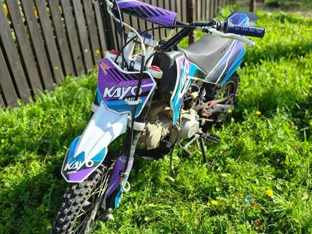 2024 Kayo Mini KMB YX125EM, голубой, 70000 рублей, вид 3