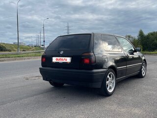 1994 Volkswagen Golf III, чёрный, 210000 рублей, вид 4