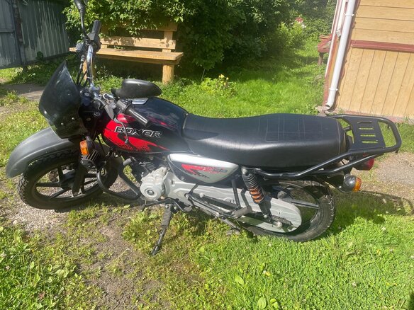 2021 Bajaj Boxer BM 150X, чёрный, 80000 рублей - вид 13