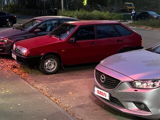 1995 Lada (ВАЗ) 2109, красный, 90000 рублей, вид 1