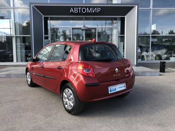 2007 Renault Clio III, красный, 649000 рублей - вид 6