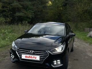 2019 Hyundai Solaris II, чёрный, 1000000 рублей, вид 1