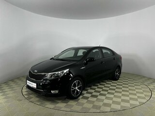 2017 Kia Rio III Рестайлинг, чёрный, 1220000 рублей, вид 1