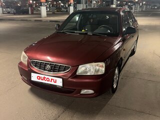 2006 Hyundai Accent ТагАЗ II, красный, 425000 рублей, вид 1
